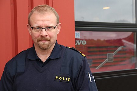 Johan Hed, kommunpolis i Orsa